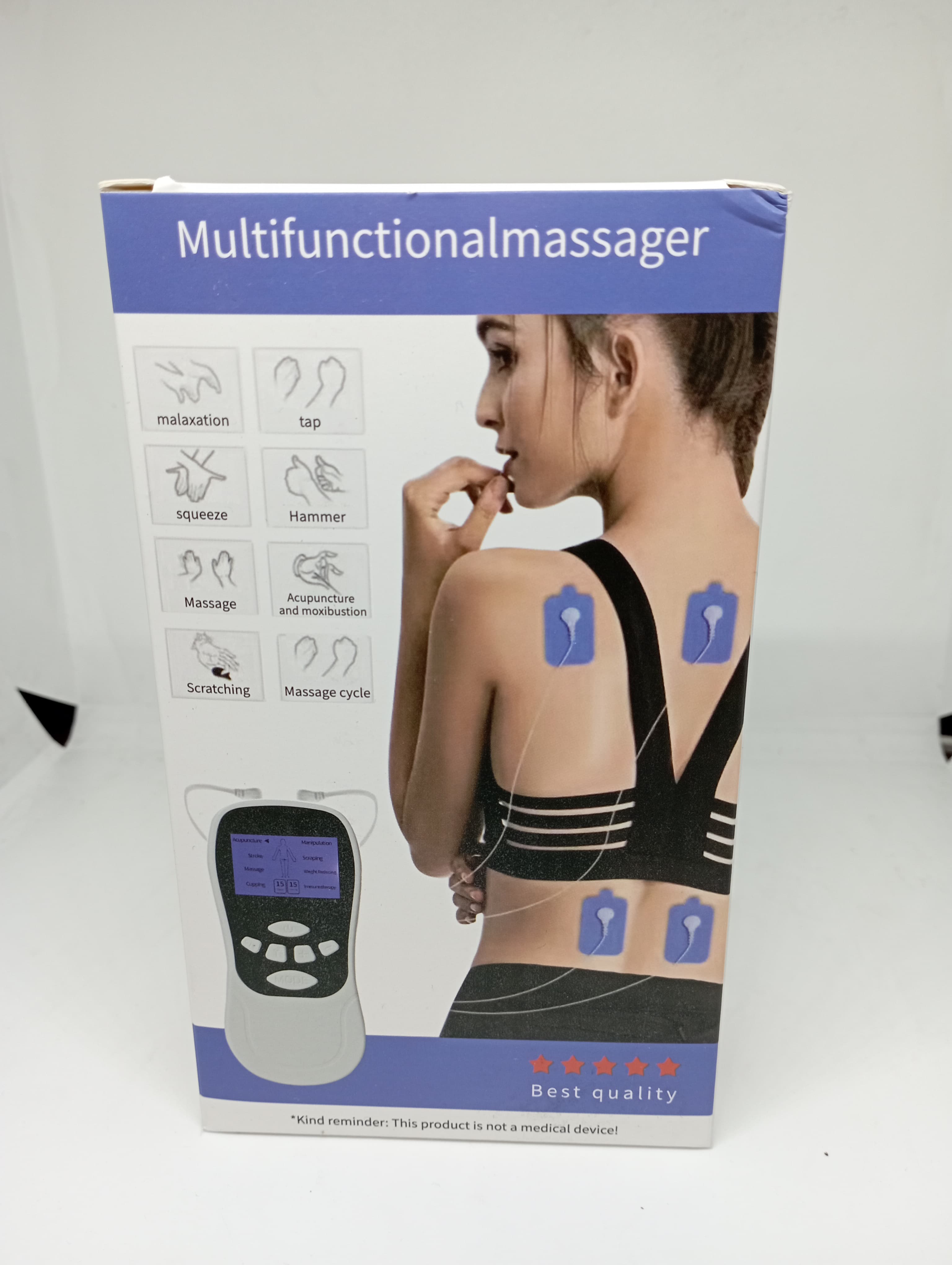 Tens-masajeador eléctrico multifunciona